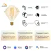 Лампа Gauss Smart Home Filament Diamond 7W 740lm 2500К E27 диммируемая LED 1/40