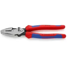 Плоскогубцы электромонтёра Linemans Pliers с приспособлением для протяжки кабеля и обжима кабельных наконечников рез: проволока средней твёрдос