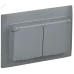 SKANDY Розетка 2-местная и крышкой 16А в сборе IP44 SK-R12Gr серый IEK