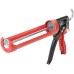 Пистолет для герметика 225 мм полукорпусной усиленный, корпус из алюминиевого сплава, Профи