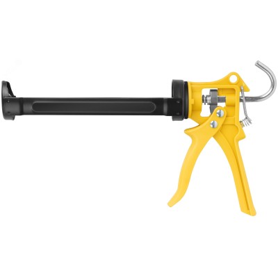 Пистолет для герметика 225 мм полукорпусной усиленный, полиамидная ручка, Профи