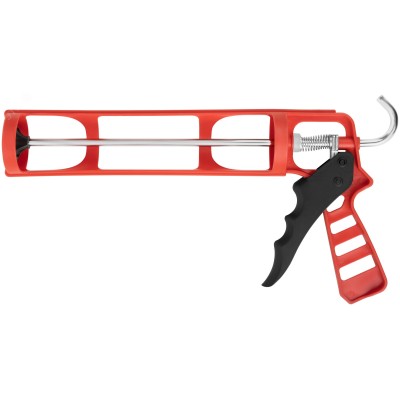 Пистолет для герметика 225 мм скелетный, полипропиленовый корпус усиленный фибергласом