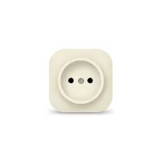 Розетка одноместная серия IONICH, б/з, о/у, 16А, 220В, слоновая кость (ivory)