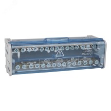 Шина N нулевая на DIN-рейку в корпусе-2х15групп