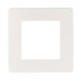 Рамка для розеток и выключателей ЭРА Серия 12 12-5101-01 на 1 пост, Сатин, белый