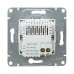 Механизм розетки USB-C - 2шт  шампань Эпика EKF