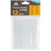 Стержни клеевые  7x100 мм, 12 шт., прозрачность 50%