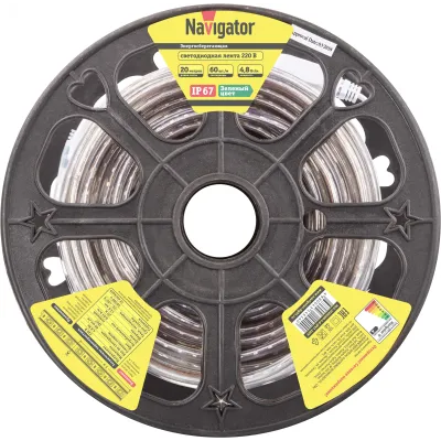 СД Лента Navigator 14 514 NLS-3528G60-4.8-IP67-220V