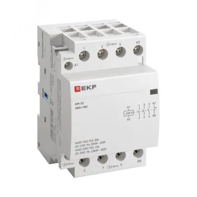 Контактор модульный КМ 32А 3NО+NC (3 мод.) EKF