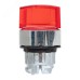 Исполнительный механизм переключателя SА4 красный на 3 положения возвратный без фиксации, с подсветкой с короткой ручкой IP65