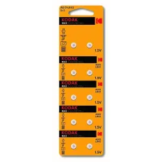 Батарейки Kodak AG12 (386) LR1142, LR43 [KAG12-10] MAX Button Cell (100/1000/70000)