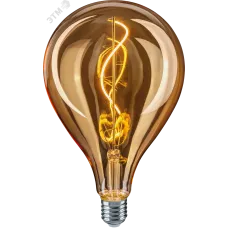 Лампа светодиодная LED 4вт E27 теплый PS125 ретро FILAMENT