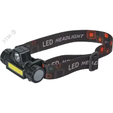 Фонарь Navigator 14 661 NPT-H25-ACCU налоб.1CREE LED5Вт+1COB LED3Вт,Li-ion 1,2Ач