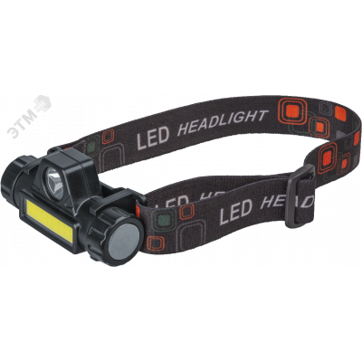 Фонарь Navigator 14 661 NPT-H25-ACCU налоб.1CREE LED5Вт+1COB LED3Вт,Li-ion 1,2Ач
