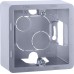 Коробка для накладного монтажа 1-местная алюминий INSPIRIA