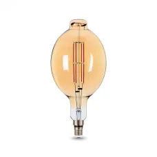Лампа Gauss Filament BT180 8W 780lm 2400К Е27 golden straight LED 1/6
