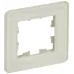 BRITE Рамка 1 пост РУ-1-2-Бр стекло песчаный RE IEK