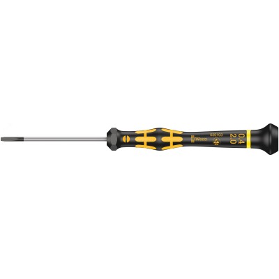 Отвертка шлицевая антистатическая для прецизионных работ 1578 A SL ESD Micro 0.40X2X60 мм