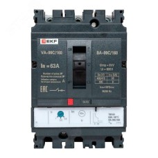 Автоматический выключатель ВА-99C (Compact NS) 160/63А 3P 36кА EKF PROxima