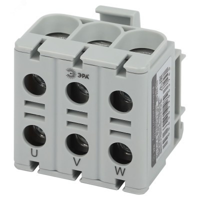 "Клемма силовая вводная КСВ ЭРА NO-224-143 тройная (KE61.03) 6-50 мм? серая ""L"""