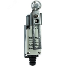 Выключатель путевой ВП 25-2143 М-65 У2, рычаг со стальным роликом, регулируемый по длине, 1з+1р, безынерционный, 21х56 мм, 3А, IP65