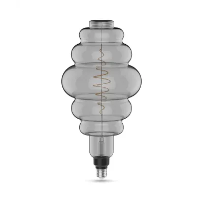 Лампа Gauss Filament Honeycomb 8.5W 165lm 1800К Е27 gray LED 1/2