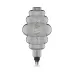 Лампа Gauss Filament Honeycomb 8.5W 165lm 1800К Е27 gray LED 1/2