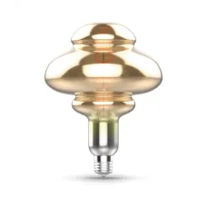 Лампа Gauss Filament BD160 8W 330lm 2400К Е27 gray flexible LED 1/6