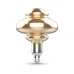 Лампа Gauss Filament BD160 8W 330lm 2400К Е27 gray flexible LED 1/6