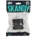 SKANDY Розетка двойная TV+SAT SK-A13G графит IEK