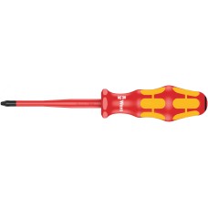 Отвертка диэлектрическая крестовая 165 iS PZ VDE с зауженным рабочим концом PZ 2X100 мм