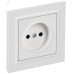 BRITE Розетка 1-местная без заземления без защитных шторок 10А в сборе РСР10-1-0-БрАБ арктический белый IEK BRITE Розетка 1-местная без заземления без защитных шторок 10А в сборе РСР10-1-0-БрАБ арктический белый IEK