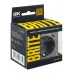 BRITE Розетка с заземлением с защитными шторками 16А с USB A+C 18Вт РЮш11-1-БрС сталь