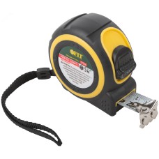 "Рулетка ""Смарт"", калибр.лента, нейлон.покр., магн.крючок, прорезиненный корпус  5 м х 25 мм"