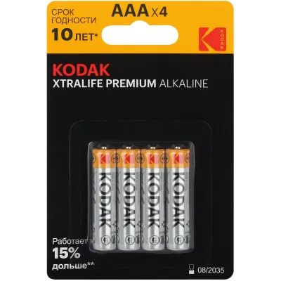 Батарейка LR03-4BL XTRALIFE PREMIUM Alkaline