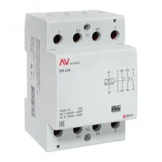 Контактор модульный КМ 63А 2NO+2NC 230VAC (3 мод.) AVERES