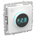 BRITE Термостат электронный с индикацией ТС10-1-БрАБ арктический белый IEK
