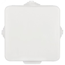 Распаячная коробка ЭРА KOR-65-65-50-4g открытой установки серая 65х65х50мм с гермовводами 4 вх. IP54