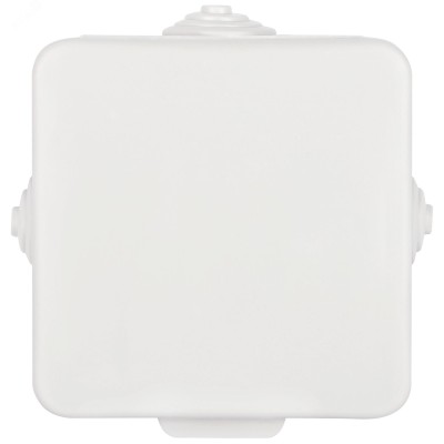 Распаячная коробка ЭРА KOR-65-65-50-4g открытой установки серая 65х65х50мм с гермовводами 4 вх. IP54