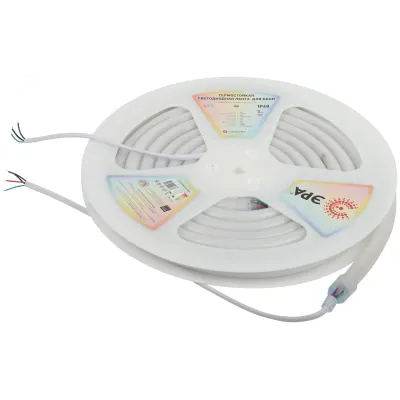Лента светодиодная термостойкая для бани ЭРА LS3030-9,6-120-24-RGB-IP68-3 year-5m (RGB)