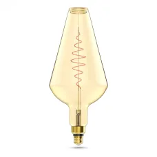 Лампа Gauss Filament Vase 8.5W 660lm 2000К Е27 golden flexible LED 1/2