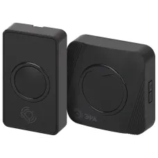 Звонок дверной беспроводной RGB подсветка 36 мелодий чёрный C100 POLYCOLOR