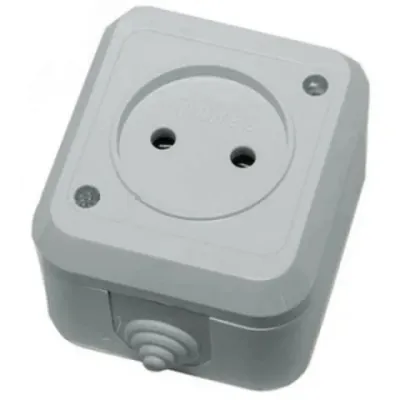 Nemliyer Розетка о/у без з/к серая 250В 16А IP20
