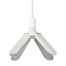 Фитолампа для растений светодиодная ЭРА GREEN LINE ФИТО-40W-PFR-E27-GR 4-х лепестковая полного спектра 40 Вт Е27