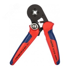 Пресс-клещи для контактных гильз квадратный обжим самонастраивающиеся с боковой установкой 1 гнездо гильзы контактные 008-10+16мм (AWG 28-5) двойн