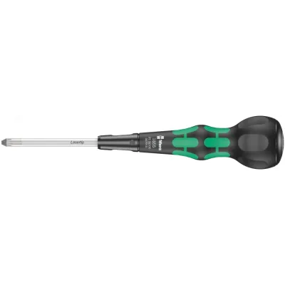 Отвёртка крестовая, PZ 2 x 100 мм, шарообразная рукоятка, 1855 PZ Kraftform Ball-Grip