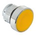 Исполнительный механизм кнопки XB4 желтый плоский возвратный без фиксации, без подсветки IP65