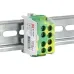 Клемма распределительная КСР с двойным винтом 2x25/2x16 желто-зеленая PROxima