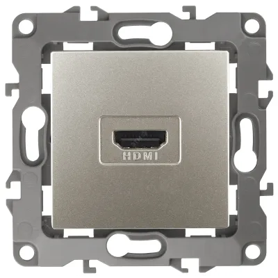 12-3114-15 ЭРА Розетка HDMI, IP20, Эра12, перламутр (10/100/3200)