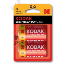 Батарейки Kodak R20-2BL SUPER HEAVY DUTY Zinc [KDHZ-2] (24/120/5040)